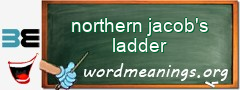 WordMeaning blackboard for northern jacob's ladder